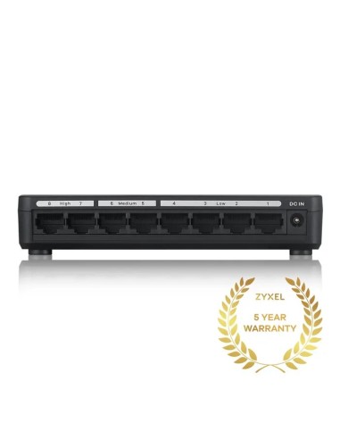 Zyxel GS-108SV2 SWITCH 8 PUERTOS GIGABIT SOBREMESA