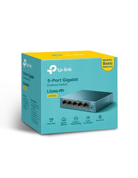 LiteWave Switch de Escritorio 5 Puertos