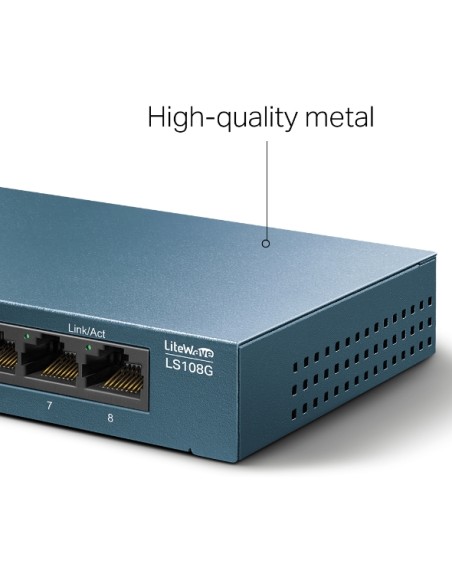 8 Puertos Gigabit - TP-Link LiteWave LS108G