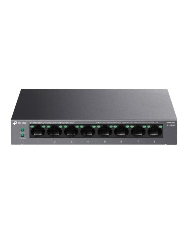 Switch 8 Puertos Gigabit PoE+ - TP-Link LS108GP