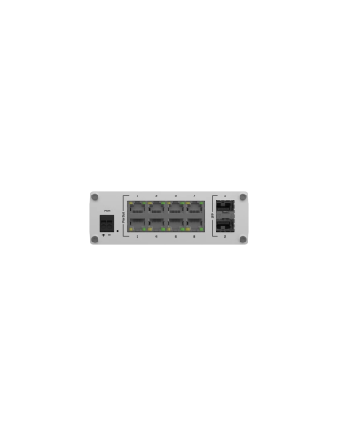 puertos Switch No Gestionable 8xGbE PoE/PoE+ y 2xSFP 1000BaseX