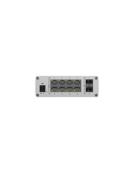 puertos Switch No Gestionable 8xGbE PoE/PoE+ y 2xSFP 1000BaseX