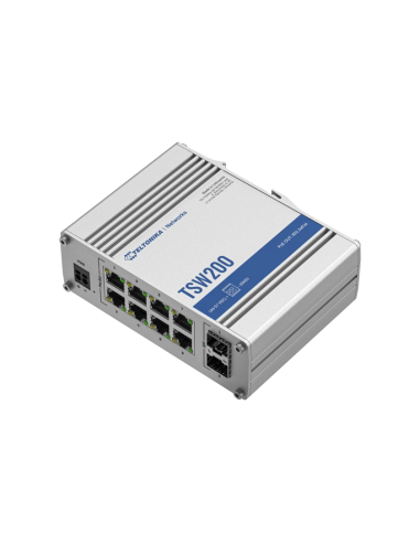 Switch 8xGbE PoE/PoE+
