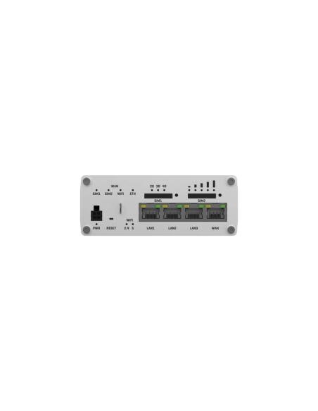Router LTE CAT6 Gigabit Industrial WiFi Dual Band 802.11ac 300Mbps 4Gbe GPS 2 LTE - Teltonika RUTX11