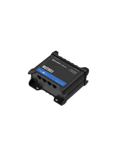 Router 4G LTE Dual SIM con 4 Puertos Ethernet y AP WiFi - RUT951 de Teltonika