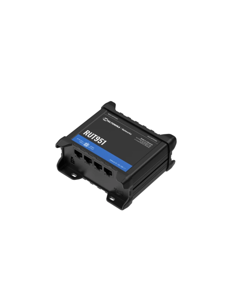 Router 4G LTE Dual SIM con 4 Puertos Ethernet y AP WiFi - RUT951 de Teltonika